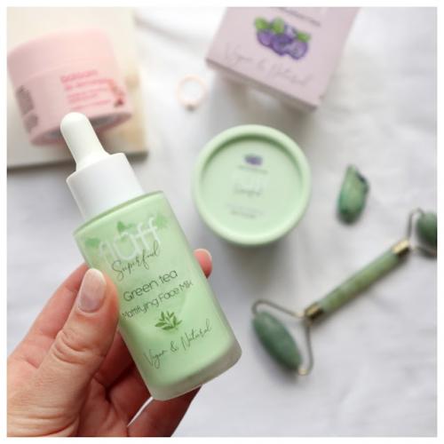 Fluff Superfood, Mattifying Face Milk Green Tea (Mleko do twarzy `Zielona herbata`) - opinie | zdjęcie do recenzji od VegeTime