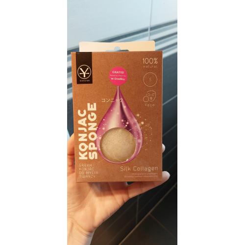 Yasumi Collagen Konjac Sponge S (Mała gąbka konjac do mycia twarzy z kolagenem) - opinie | zdjęcie do recenzji od MartaSowka - 3