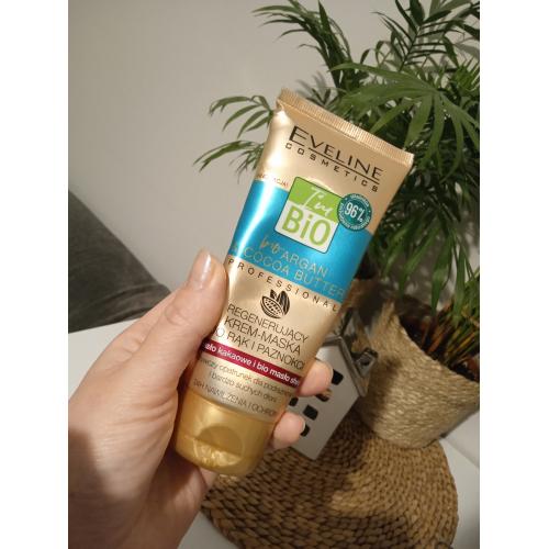 Eveline Cosmetics I'm Bio, Professional Bio Argan & Cocoa Butter, Odżywczy krem-maska do rąk i paznokci - opinie | zdjęcie do recenzji od Moniula93 - 3