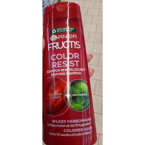 Garnier Fructis, Color Resist, Szampon wzmacniający z ekstraktem z jagód Acai (nowa wersja) - opinie | zdjęcie do recenzji od Qradomowa86