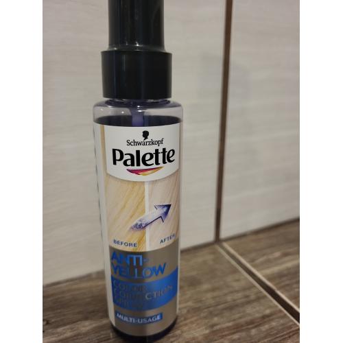 Palette Anti-yellow, Color Correction Spray Cool Blonde with Anti-yellow Effect (Spray przeciw żółtym tonom włosów `Korekta koloru - zimny blond bez żółtych tonów`) - opinie | zdjęcie do recenzji od sloniatko007 - 2