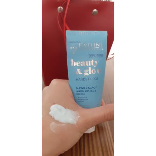 Eveline Cosmetics Beauty & Glow, Nawilżający krem kojący do rąk `Hands Hero!` - opinie | zdjęcie do recenzji od DomFra - 1