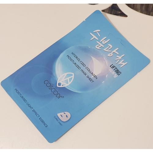 Coscodi Lifting Hydrolyzed Collagen Moisturized Mask Sheet (Nawilżająco-liftingująca maseczka do twarzy) - opinie | zdjęcie do recenzji od Iwona_C