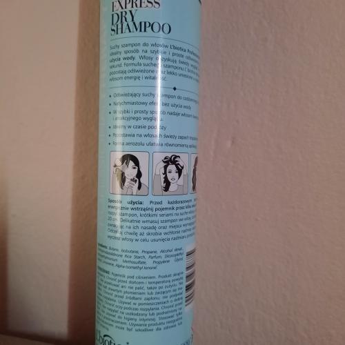 L'biotica Professional Therapy, Express Dry Shampoo (Suchy szampon) - opinie | zdjęcie do recenzji od Recenzik - 2