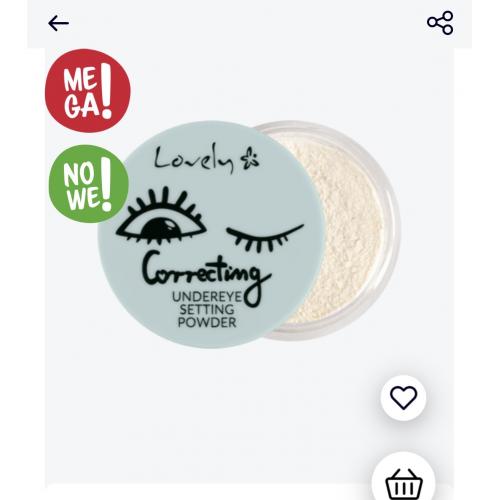 Lovely Correcting Under Eye Setting Powder (Korygujący puder sypki pod oczy) - opinie | zdjęcie do recenzji od Annbeautymakeup