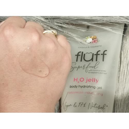 Fluff Superfood, H2O Jelly Body Hydrating Gel (Odżywcza woda żelowa `Kokos i malina`) - opinie | zdjęcie do recenzji od Karolaa_10 - 2