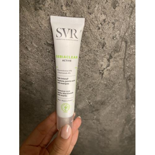 SVR Sebiaclear, Active, Correcteur Intensif Boutons, Points Noirs, Anti-Marques [Intensive Care Spots, Blackheads, Anti - Marks] (Aktywny krem redukujący uciążliwe niedoskonałości) - opinie | zdjęcie do recenzji od MagdalenaPj