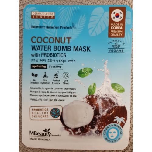 MBeauty Coconut Water Bomb Mask with Probiotics (Kokosowa maska do twarzy) - opinie | zdjęcie do recenzji od Calypso84 - 1