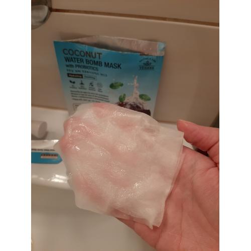 MBeauty Coconut Water Bomb Mask with Probiotics (Kokosowa maska do twarzy) - opinie | zdjęcie do recenzji od Calypso84 - 3