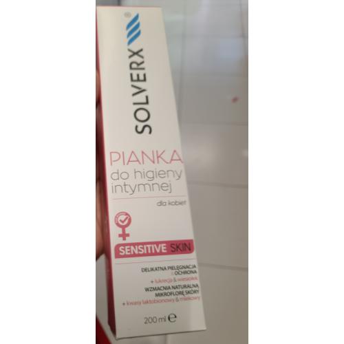 Solverx Sensitive Skin, Pianka do higieny intymnej skóra wrażliwa - opinie | zdjęcie do recenzji od Qradomowa86