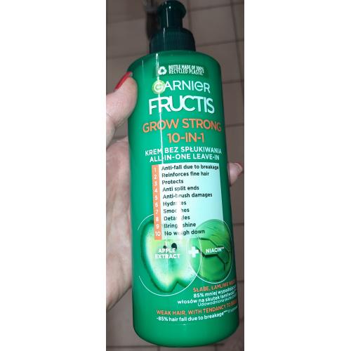 Garnier Fructis, Grow Strong, 10in1 (Krem bez spłukiwania 10w1) - opinie | zdjęcie do recenzji od Qradomowa86