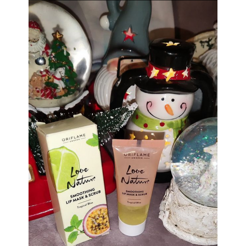 Oriflame Love Nature, Smoothing Lip Mask & Scrub Tropical Bliss (Wygładzająca maseczka i scrub do ust) - opinie | zdjęcie do recenzji od jolanta_rudzewicz