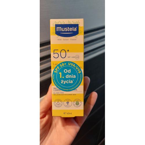 Mustela Sun Bebe-Enfant, Lait Solaire Tres Haute Protection SPF 50+ PPD 25 (Mleczko przeciwsłoneczne SPF 50+) - opinie | zdjęcie do recenzji od MartaSowka - 5