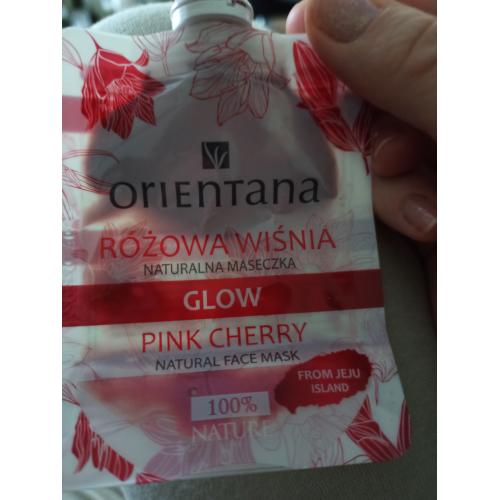Orientana Glow Pink Cherry Natural Facial Mask (Naturalna maseczka do twarzy `Różowa wiśnia`) - opinie | zdjęcie do recenzji od annamaq
