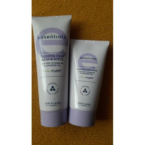 Oriflame Essentials, Calming Face Mask with Pro-vitamin B5 & Lawender Oil (Kojąca maseczka do twarzy Essentials z prowitaminą B5 i olejkiem lawendowym) - opinie | zdjęcie do recenzji od KIN0183 - 2