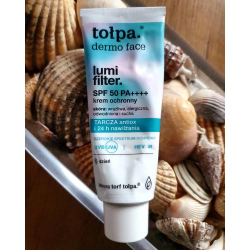 Tołpa Dermo Face, Lumi Filter, Krem ochronny SPF 50 PA++++ - opinie | zdjęcie do recenzji od Chrypka89