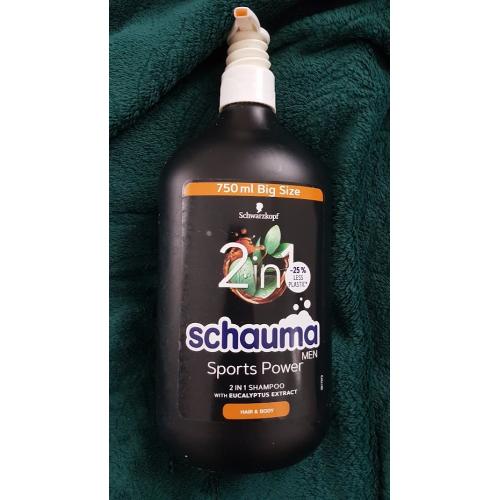 Schauma Men, Sport Power 2in 1 Shampoo with eucalyptus extract, Body & Hair (Szampon do włosów i ciała) - opinie | zdjęcie do recenzji od AgaB1998 - 1
