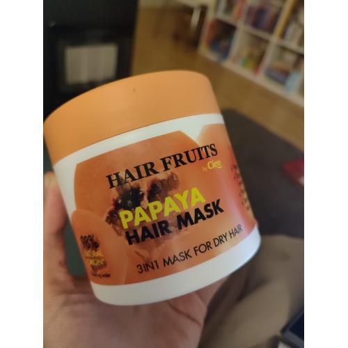 Cien Hair Fruits by Cien, Papaya Hair Mask 3 in 1 (Maska do włosów) - opinie | zdjęcie do recenzji od 3Musicals