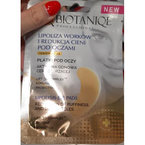 Biotaniqe Lipolysys Eye Pads (Lipoliza worków i redukcja cieni pod oczami, płatki pod oczy) - opinie | zdjęcie do recenzji od Qradomowa86