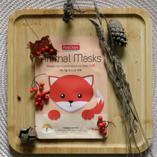 Purederm Animal Masks, Maska rozjaśniająca `Lis` - opinie | zdjęcie do recenzji od AnaSky
