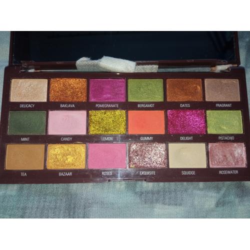 I Heart Revolution Turkish Delight Chocolate Shadow Palette (Paleta 18 cieni do powiek) - opinie | zdjęcie do recenzji od Patuuxsia - 1