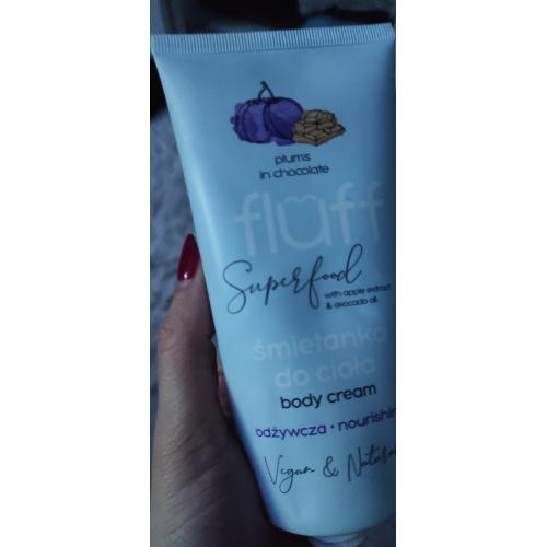 Fluff Superfood, Nourishing Body Cream Plums in Chocolate (Odżywcza śmietanka do ciała) - opinie | zdjęcie do recenzji od Danusia1103 - 2