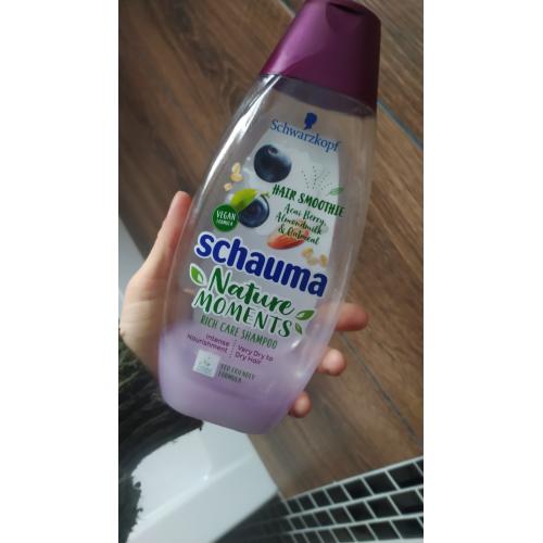 Schauma Nature Moments, Hair Smoothie, Szampon do włosów `Jagody acai, mleko migdałowe i owies` - opinie | zdjęcie do recenzji od Klaudeczek95