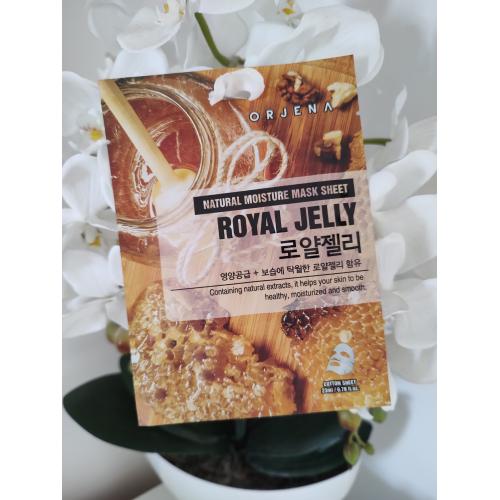 Orjena Natural Moisture Mask Sheet Royal Jelly (Maska w płachcie z mleczkiem pszczelim odżywcza) - opinie | zdjęcie do recenzji od Goya5