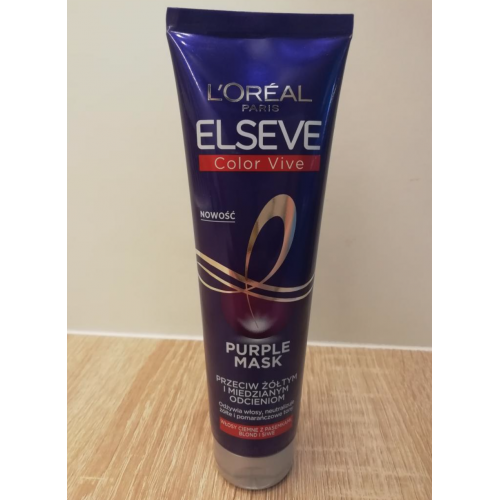 L'Oreal Paris Elseve, Color Vive, Purple Mask (Maska przeciw żółtym i miedzianym odcieniom) - opinie | zdjęcie do recenzji od 2e9182b55bdf0a98ff6828ef66cf0b2a4e640980_67070af1f3125