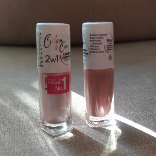 Eveline Cosmetics Color & Care, Lakier + odżywka do paznokci 2 w 1 - opinie | zdjęcie do recenzji od paulina_lego