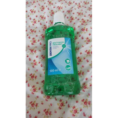 Action DentaPro Mouthwash Fresh Mint 3 in 1 (Płyn do płukania jamy ustnej `Świeża mięta`) - opinie | zdjęcie do recenzji od Lawenda7