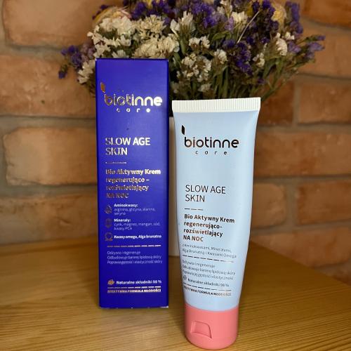 Biotinne Care Slow Age Skin, Bio aktywny krem regenerująco-rozświetlający na noc - opinie | zdjęcie do recenzji od Deluther - 2