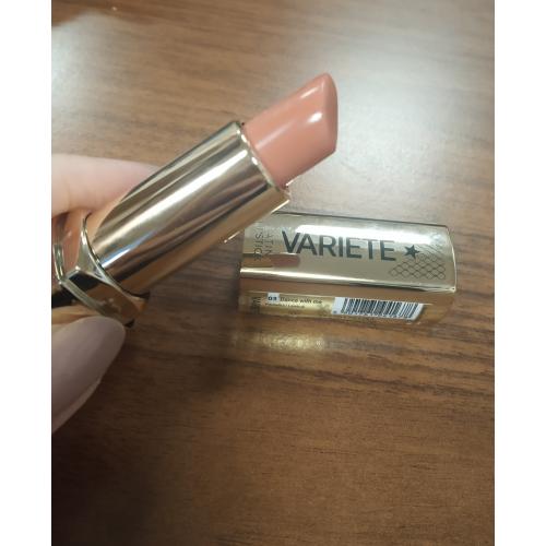 Eveline Cosmetics Variete, Satin Lipstick (Satynowa pomadka w sztyfcie) - opinie | zdjęcie do recenzji od Cassiopeia_Elle