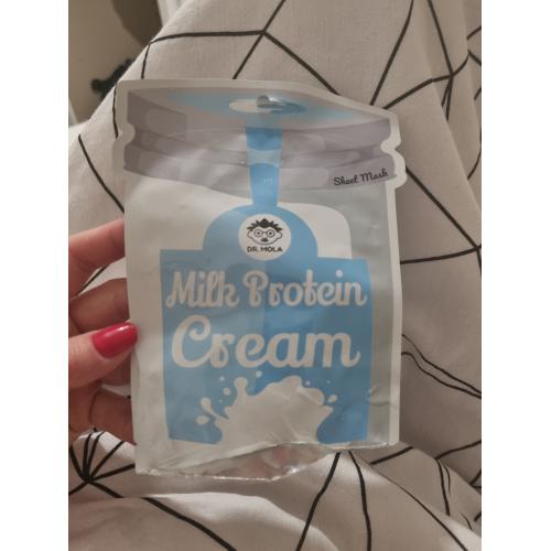 Dr. Mola Milk Protein Cream Sheet Mask (Kremowa maseczka w płachcie `Proteiny mleka`) - opinie | zdjęcie do recenzji od Anzelka9