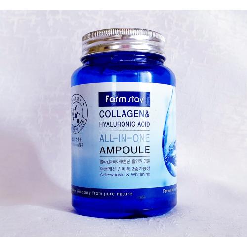FarmStay Collagen & Hyaluronic Acid All-In-One Ampoule (Wielofunkcyjna ampułka z kwasem hialuronowym i kolagenem) - opinie | zdjęcie do recenzji od Iwona_C - 2