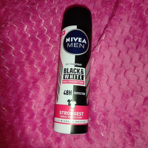 Nivea Men, Black & White Max Protection Anti-perspirant Spray 48h (Antyperspirant w sprayu dla mężczyzn) - opinie | zdjęcie do recenzji od asiulka55