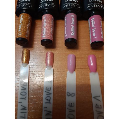 Claresa Fallin' Love, Soak-off UV/LED Color (Lakier hybrydowy) - opinie | zdjęcie do recenzji od Smerfeta83