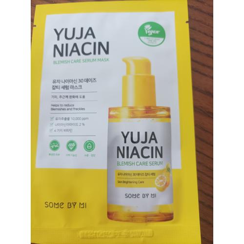 Some by MI Yuja Niacin 30Days Blemish Care Mask (Rozjaśniająca maseczka w płachcie) - opinie | zdjęcie do recenzji od JoannaKB - 1