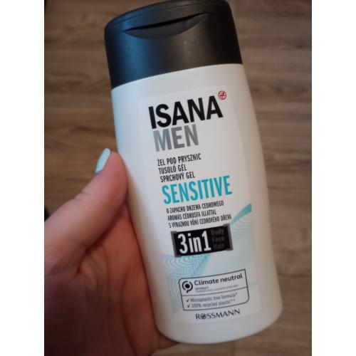 Isana Men, Sensitive 3 in 1 Duschgel (Żel pod prysznic 3 w 1) - opinie | zdjęcie do recenzji od mm2991