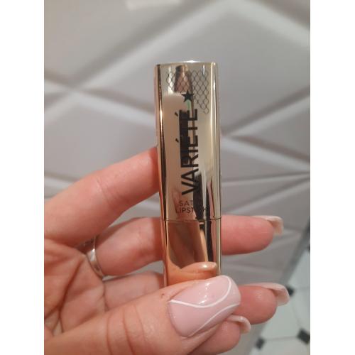 Eveline Cosmetics Variete, Satin Lipstick (Satynowa pomadka w sztyfcie) - opinie | zdjęcie do recenzji od aleksandra_wieckiewicz - 2