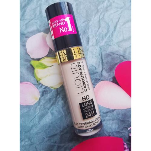 Eveline Cosmetics Liquid Camouflage HD 24H Long Lasting Formula, Full Coverage Concealer (Kamuflaż do twarzy) - opinie | zdjęcie do recenzji od Ewafefka - 2