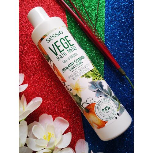 Sessio Hair Vege Cocktail, Smoothing Shampoo (Wygładzający szampon do włosów 'Dynia & Jarmuż') - opinie | zdjęcie do recenzji od Ewafefka - 1