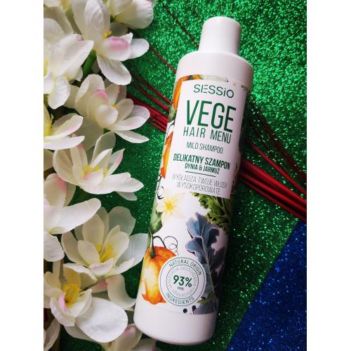 Sessio Hair Vege Cocktail, Smoothing Shampoo (Wygładzający szampon do włosów 'Dynia & Jarmuż') - opinie | zdjęcie do recenzji od Ewafefka - 4