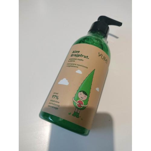 Yumi Aloesowe mydło w płynie `Aloe Grejpfrut` - opinie | zdjęcie do recenzji od blondeinbeauty