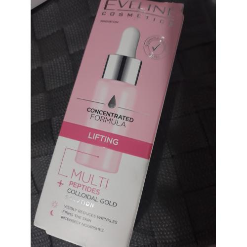 Eveline Cosmetics Skoncentrowana Formuła, Serum multi peptydy + koloidalne złoto `Lifting` - opinie | zdjęcie do recenzji od Avesammael