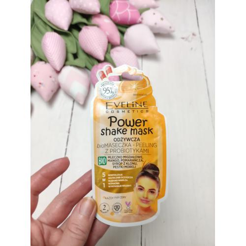 Eveline Cosmetics Power Shake Mask, Odżywcza bio maseczka-peeling z probiotykami - opinie | zdjęcie do recenzji od DianaArtsewing