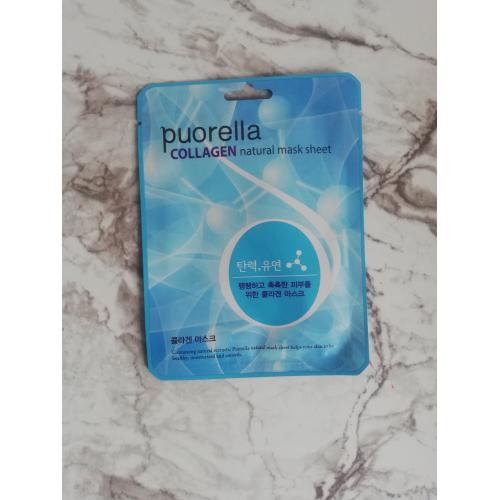 Puorella Collagen Natural Mask Sheet (Odmładzająca maska do twarzy `Kolagen`) - opinie | zdjęcie do recenzji od Justyna_moja_pielegnacja