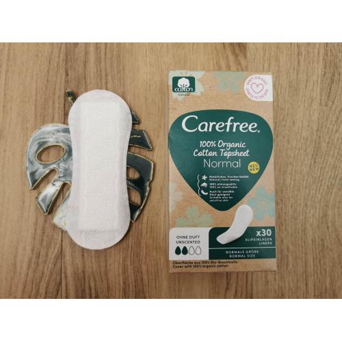 Carefree 100% Organic Cotton Long Pantyliners (Wkładki higieniczne) - opinie | zdjęcie do recenzji od magdalenka_mzk