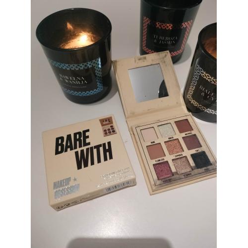 Makeup Obsession London Bare With Eyeshadow Palette (Paleta cieni do powiek) - opinie | zdjęcie do recenzji od blondeinbeauty