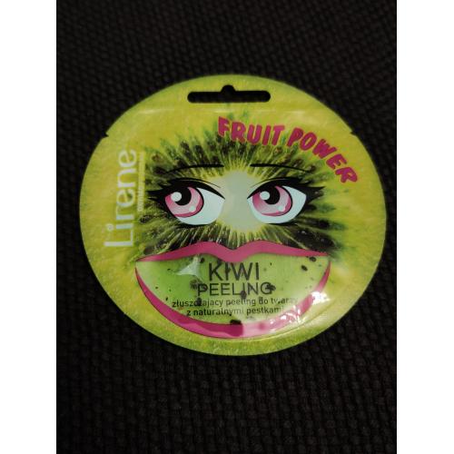 Lirene Dermoprogram Fruit Power, Złuszczający peeling do twarzy z naturalnymi pestkami `Kiwi` - opinie | zdjęcie do recenzji od AnnZ13